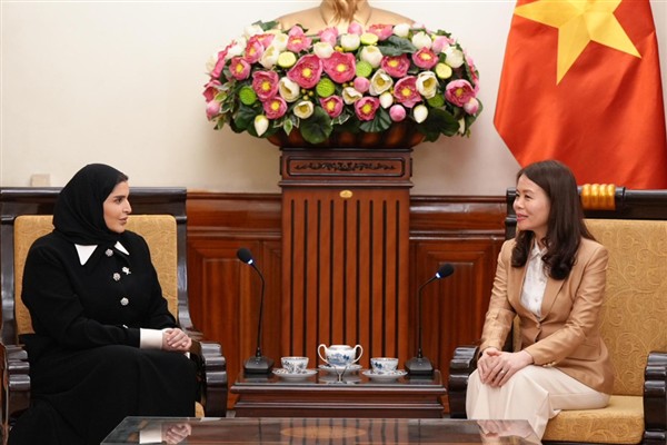 Al Misnad, Vietnam Dışişleri Bakan Yardımcısı Hang ile görüştü