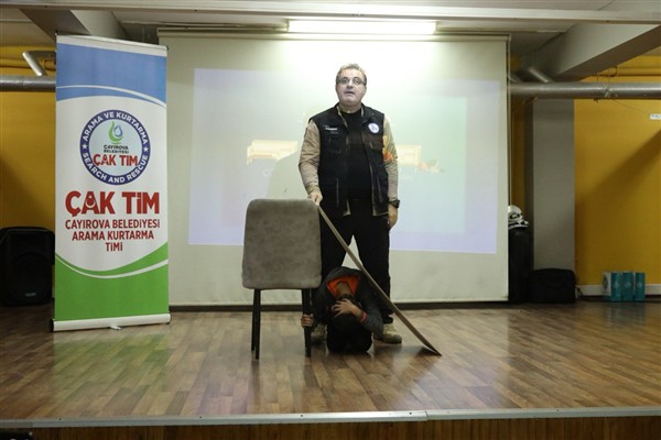 ÇAK-TİM, okullarda afet farkındalık eğitimlerine başladı