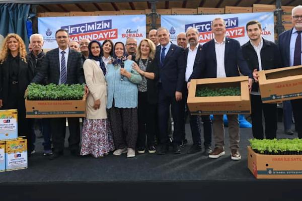 İBB’den çiftçilere arı yemi ve kışlık sebze fidesi desteği