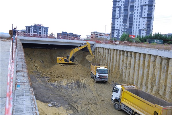 Recep Tayyip Erdoğan Bulvarı’nda çalışmalar sürüyor