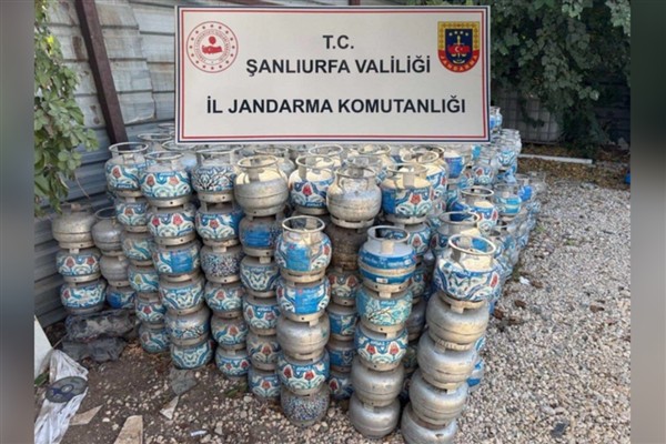 Şanlıurfa’da 5 binden fazla tüp ele geçirildi